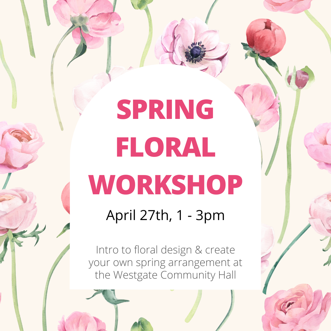 Spring Floral Arrangement Workshop with Flora Design Studio