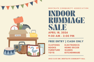 Westgate indoor Rummage sale